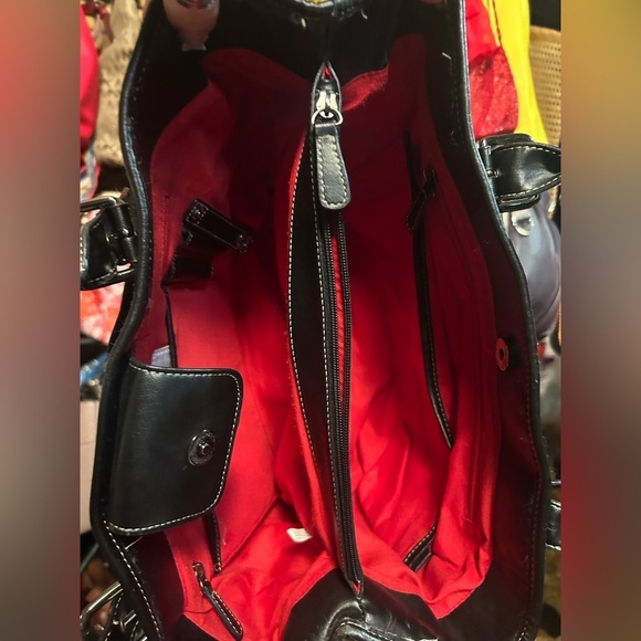 Worthington Classic Canvas & Leather Tote Bag EUC!​​​​ - Picture 9 of 12